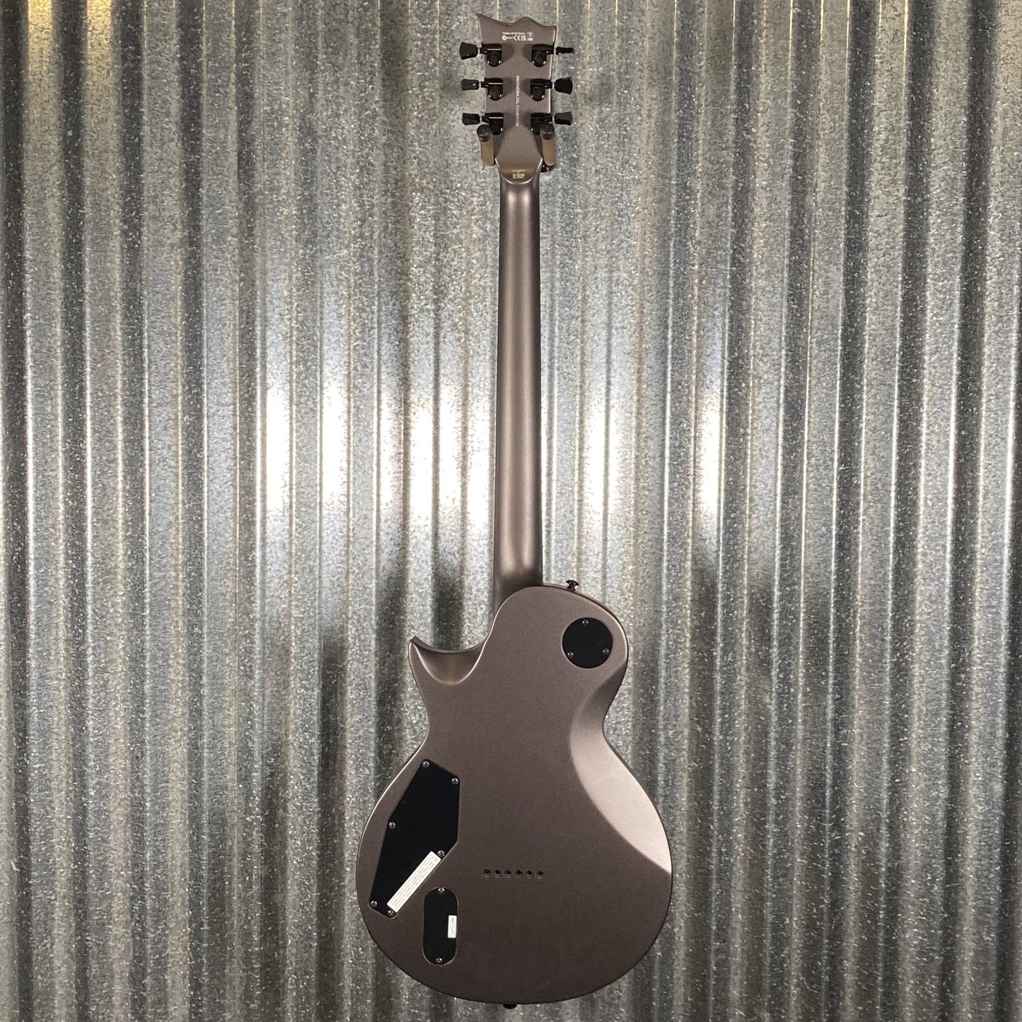 ESP LTD EC-1000 Baritone Charcoal Metallic Satin Guitar EC1000BCHMS #1176 Used