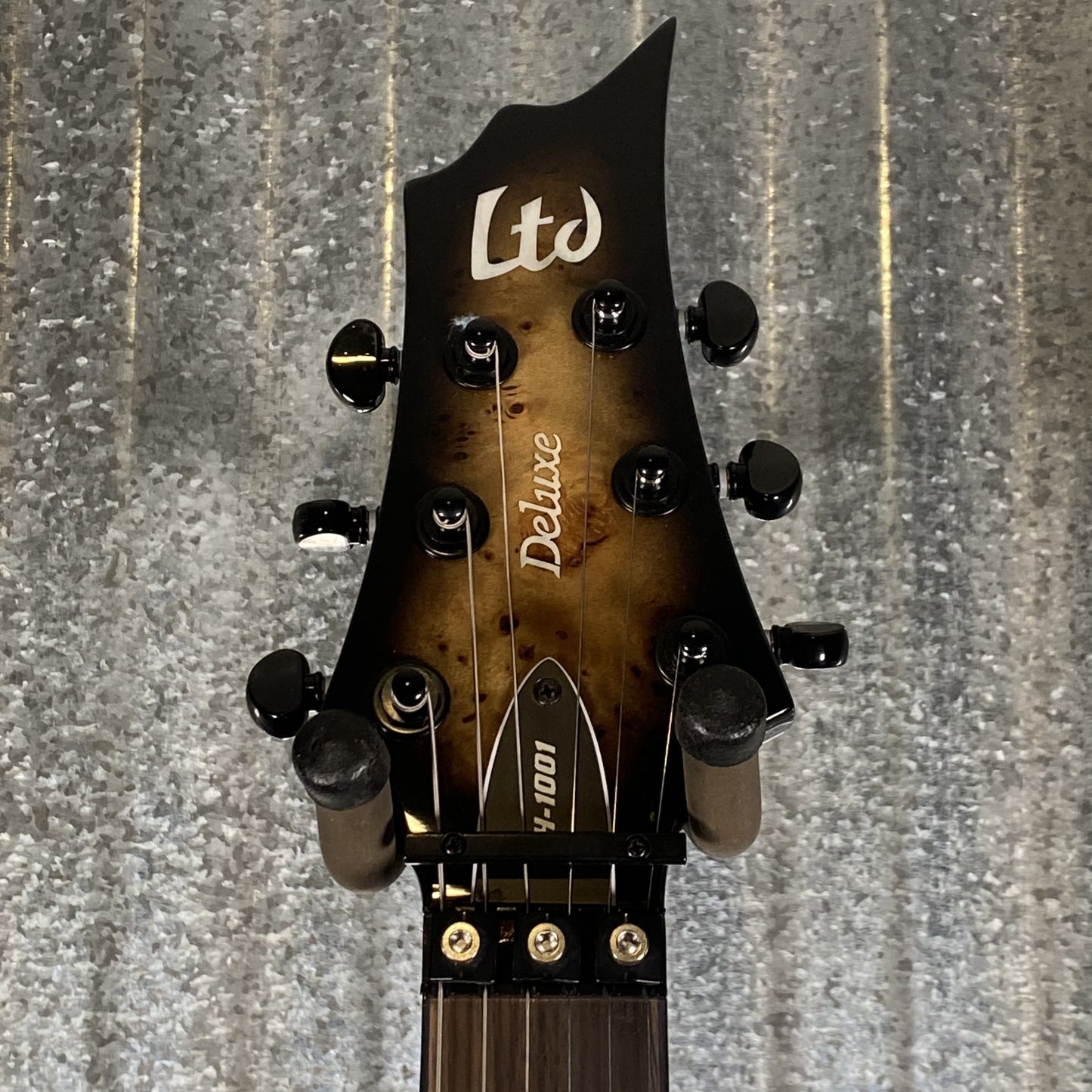 ESP LTD H-1001 Floyd Rose Black Natural Burst Guitar H1001FRBPBLKNB #0373 Used