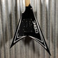 ESP LTD Alexi Laiho Sawtooth SE 20th Black White Pinstripe Guitar & Case USED #2045