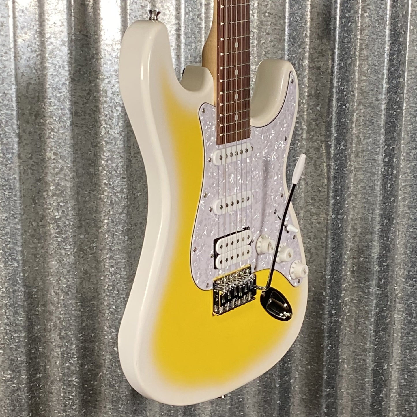 Musily MST-1 Strat Style HSS Guitar Lemonburst  & Bag #021220260001 Used