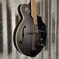 Ortega RMFE40SBK Black F Style Acoustic Electric Mandolin & Bag #0568
