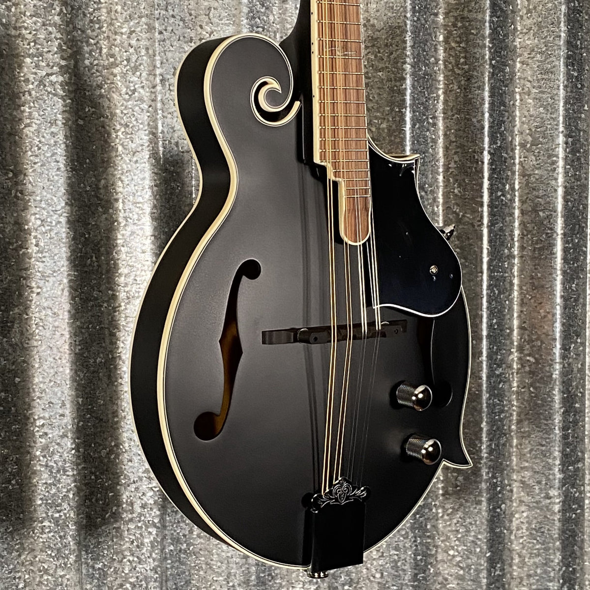 Ortega RMFE40SBK Black F Style Acoustic Electric Mandolin & Bag #0568