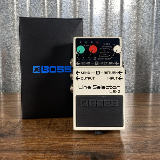 Boss LS-2 Line Selector AB Switch Guitar Effect Pedal Demo