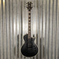 ESP LTD EC-1000 FR Floyd Rose Black Satin EMG Guitar & Case #1888 Used