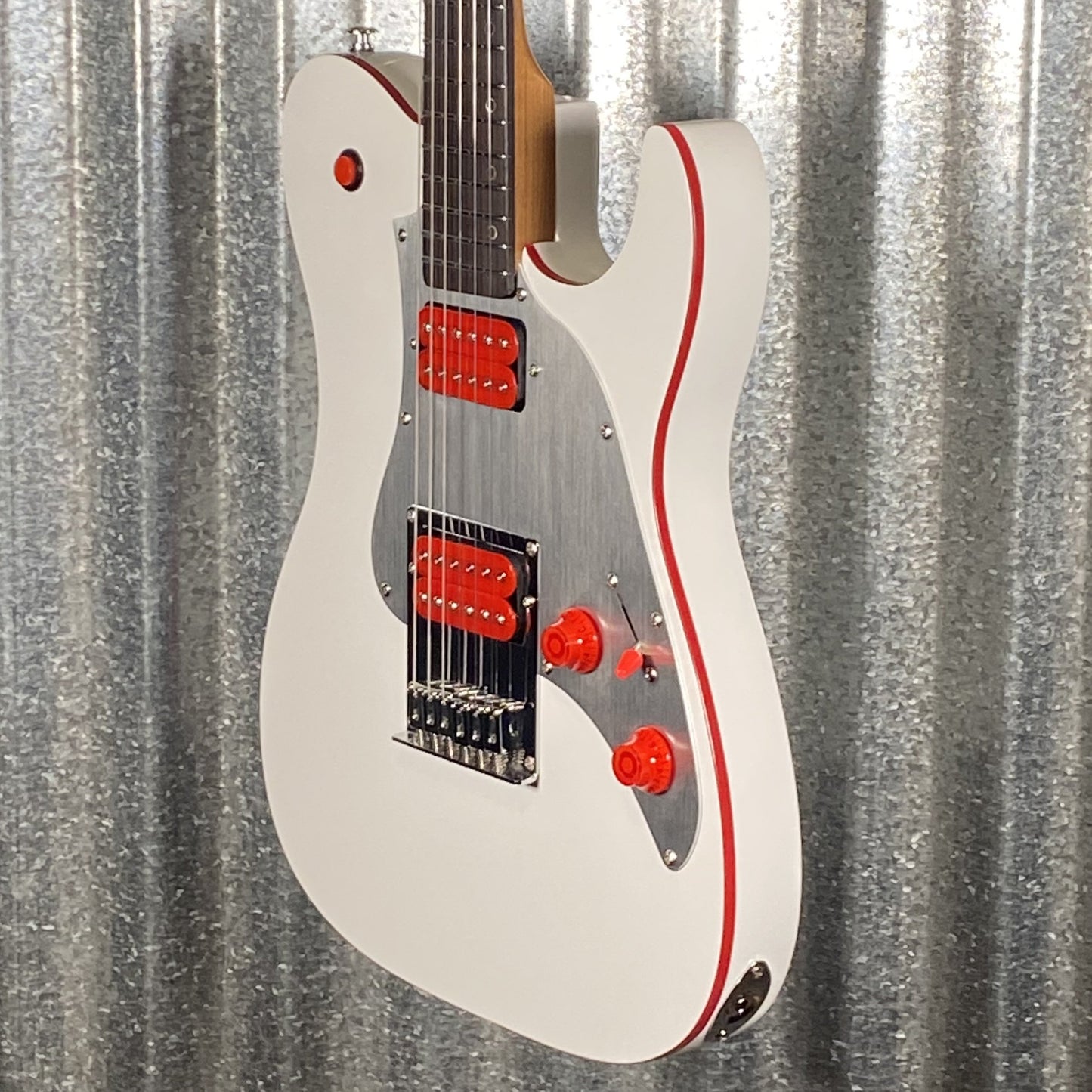 Westcreek Guitars TT-50KS T Style Dual Humbucker Guitar White #0053 Used