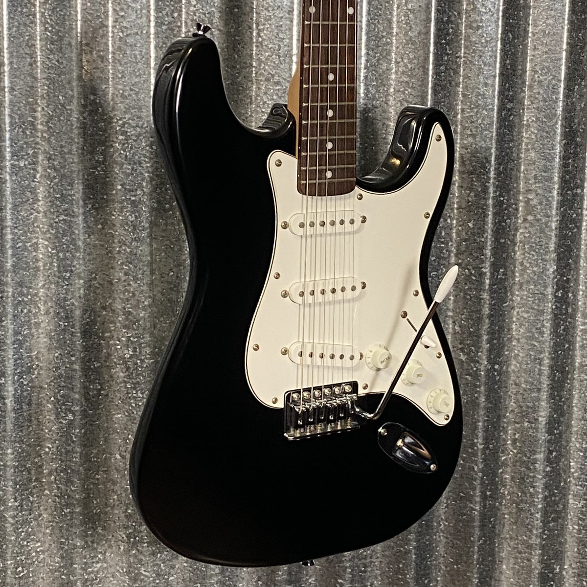Jay Turser JT-100 S Style Black Electric Guitar #0000 Used