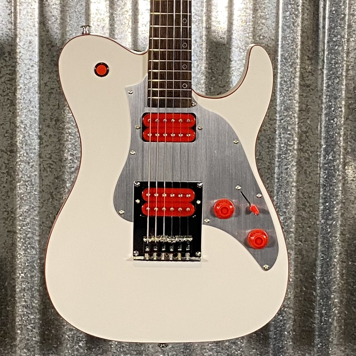 Westcreek Guitars TT-50KS T Style Dual Humbucker Guitar White #0051 Used