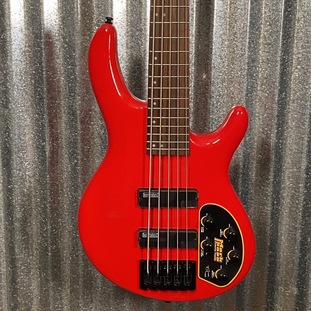 Cort Artisan C5 Deluxe Candy Red 5 String Bass C5DELUXECRD