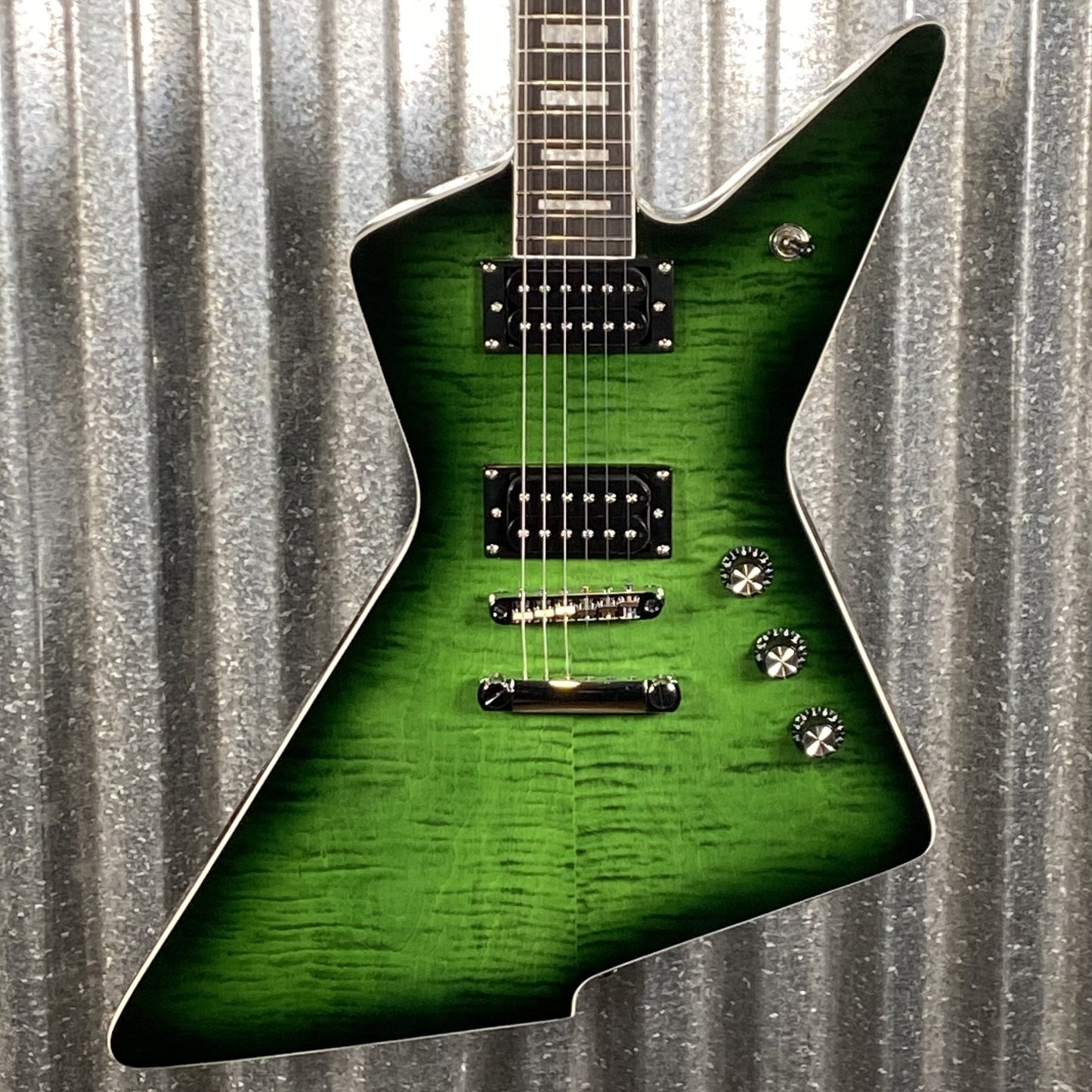 Westcreek Guitars Revenge Explorer Style Transparent Green #0171 Used