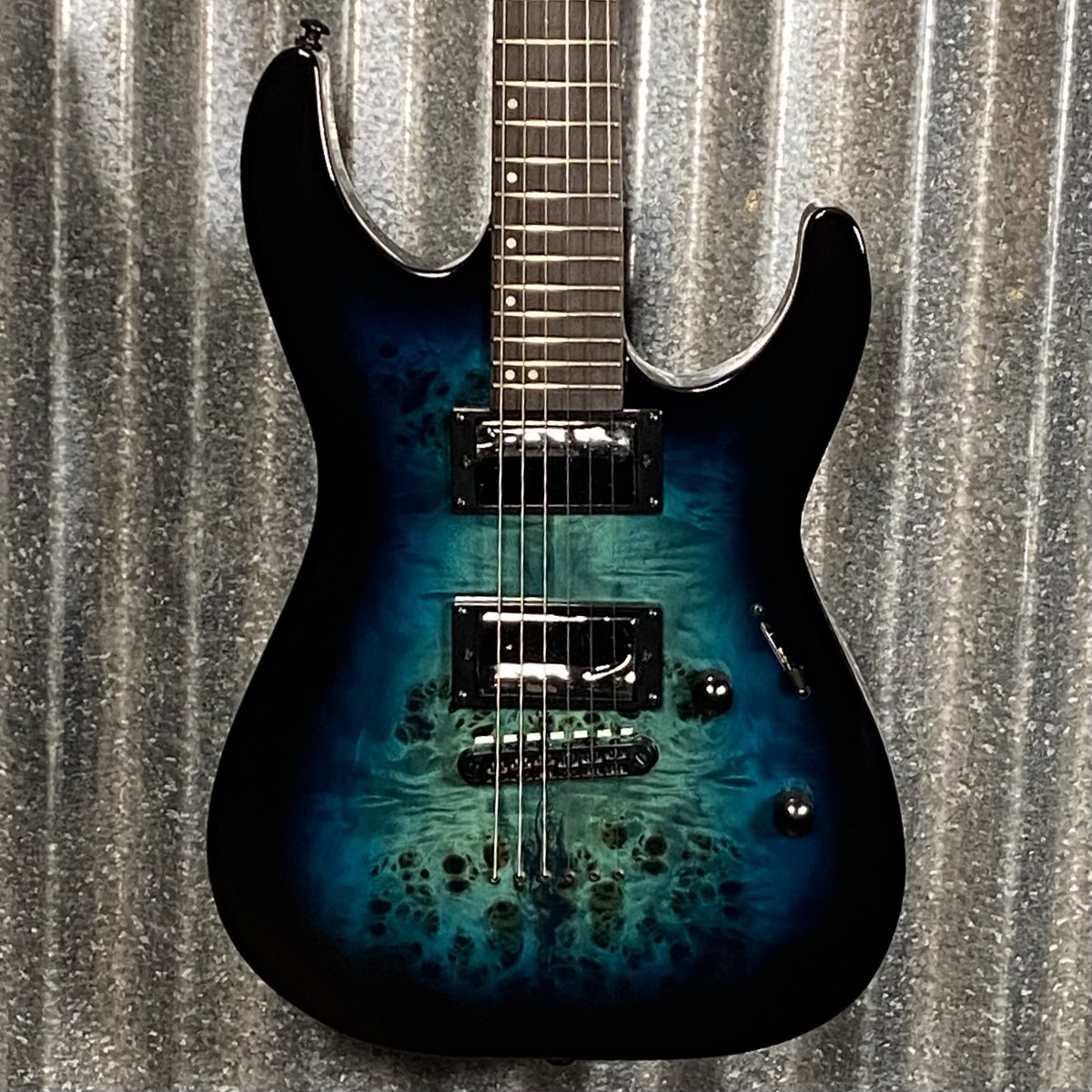 ESP LTD M-200DX Transparent Blue Burst Guitar LM200DXNTBLB #1045 Used