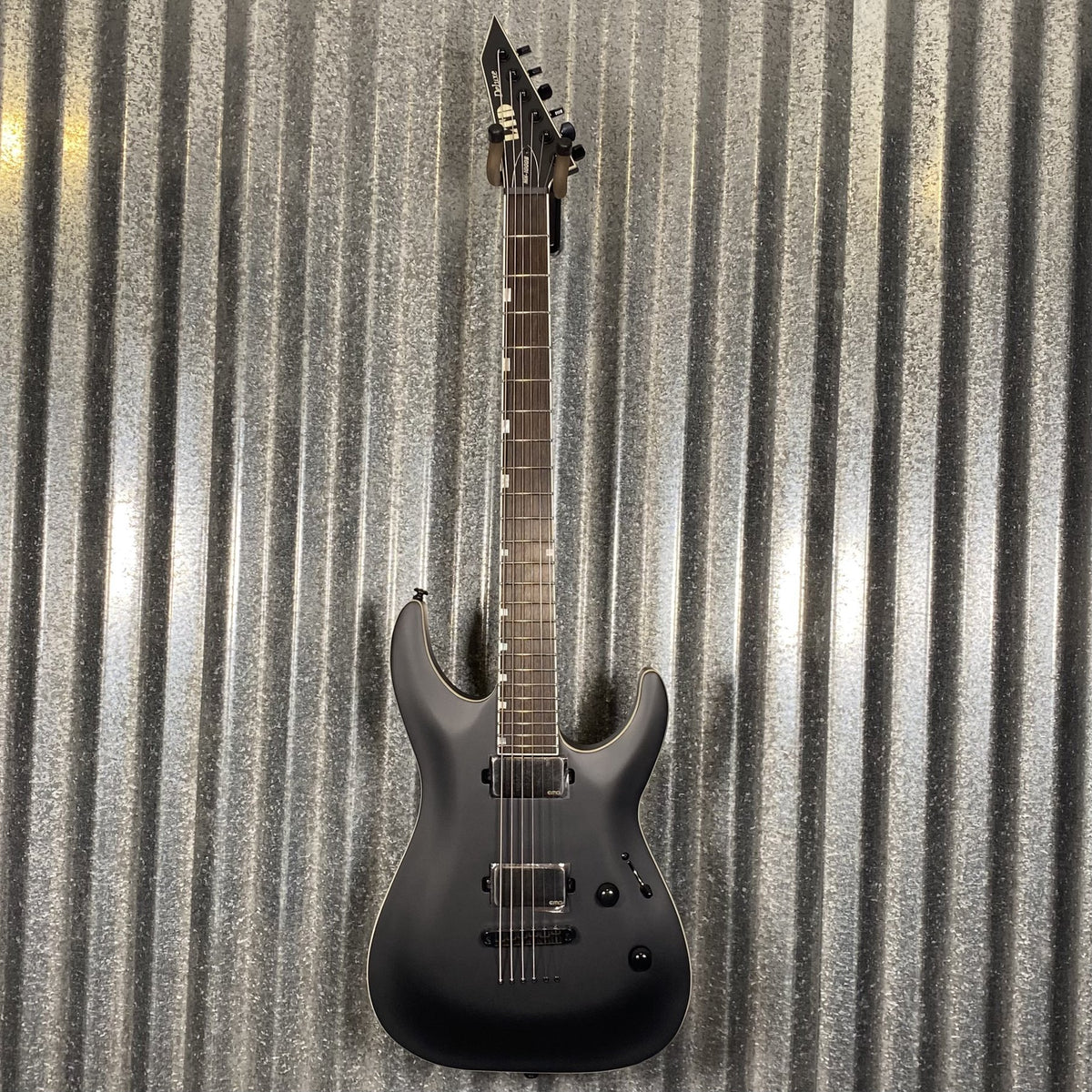 ESP LTD MH-1000B Baritone Black Satin Guitar MH1000BBLKS #1485 Used