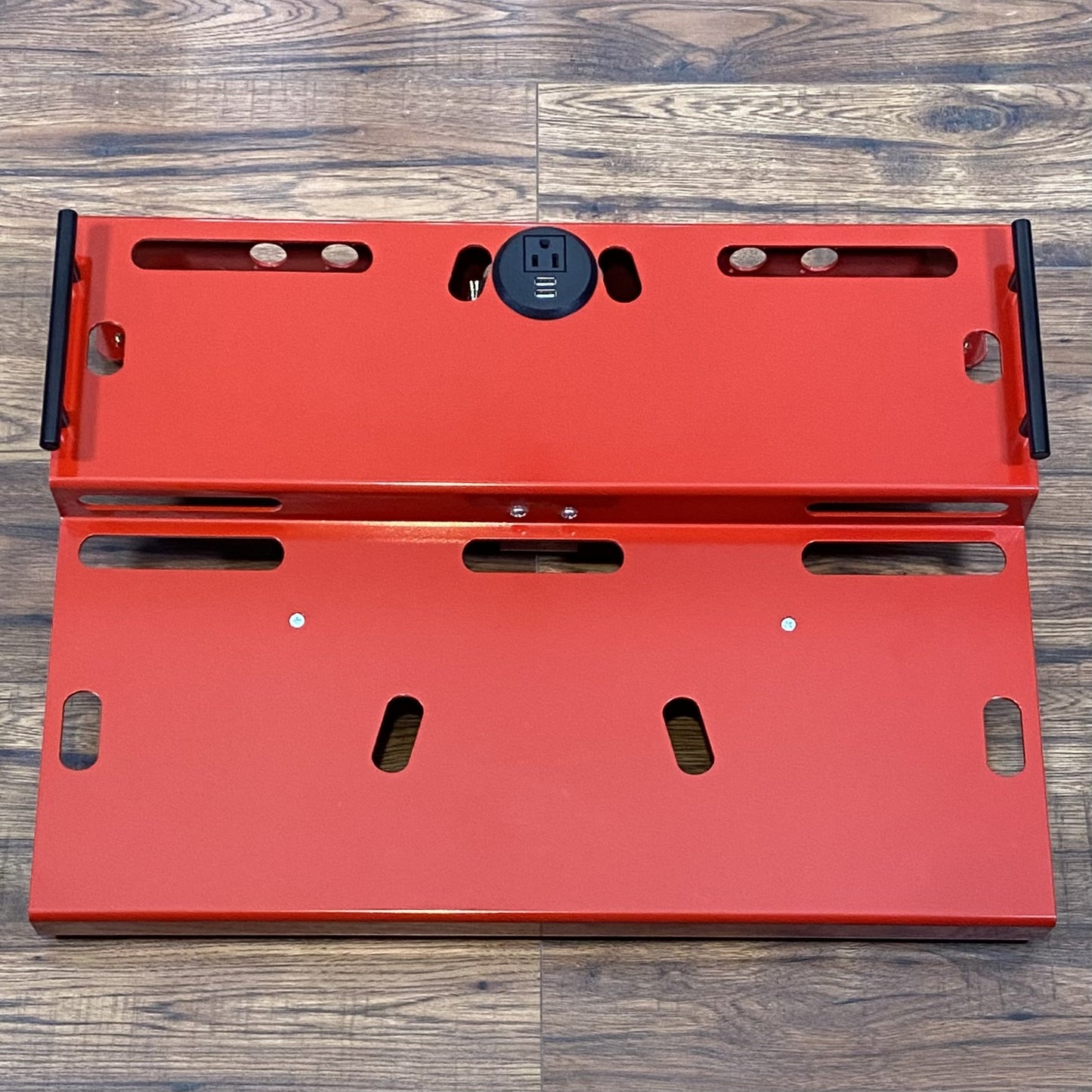 Go Pedalboards Dual Tier 24" Guitar Effect Pedalboard Red Demo