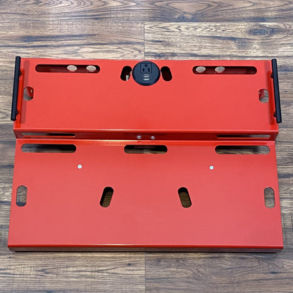 Go Pedalboards Dual Tier 24" Guitar Effect Pedalboard Red Demo