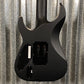 ESP LTD M-1007B 7 String Baritone Quilt Top Charcol Burst Guitar #3137 Used