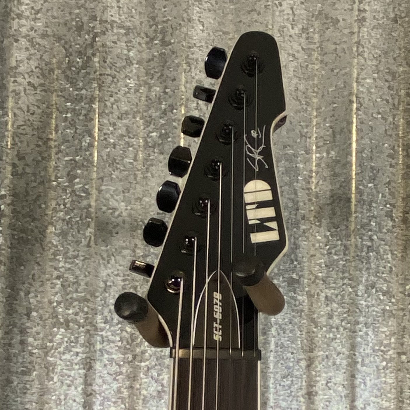 ESP LTD SCT-607B Stephen Carpenter 7 String Baritone Black Guitar Fluence Guitar & Case SCT607BBLK #2312 Used