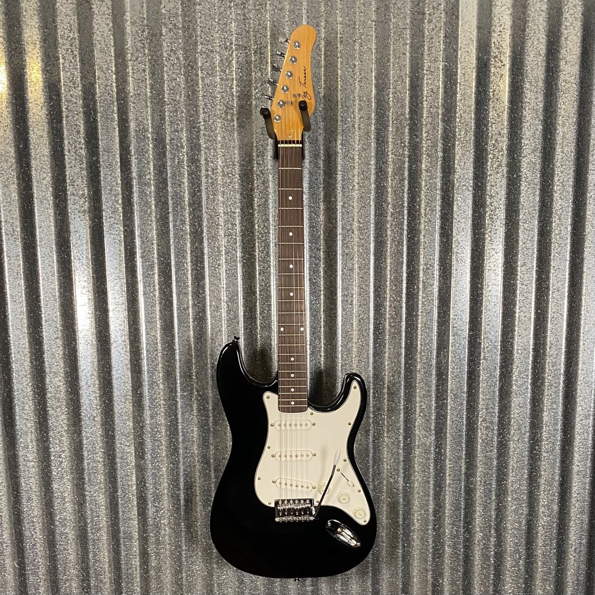 Jay Turser JT-100 S Style Black Electric Guitar #0000 Used