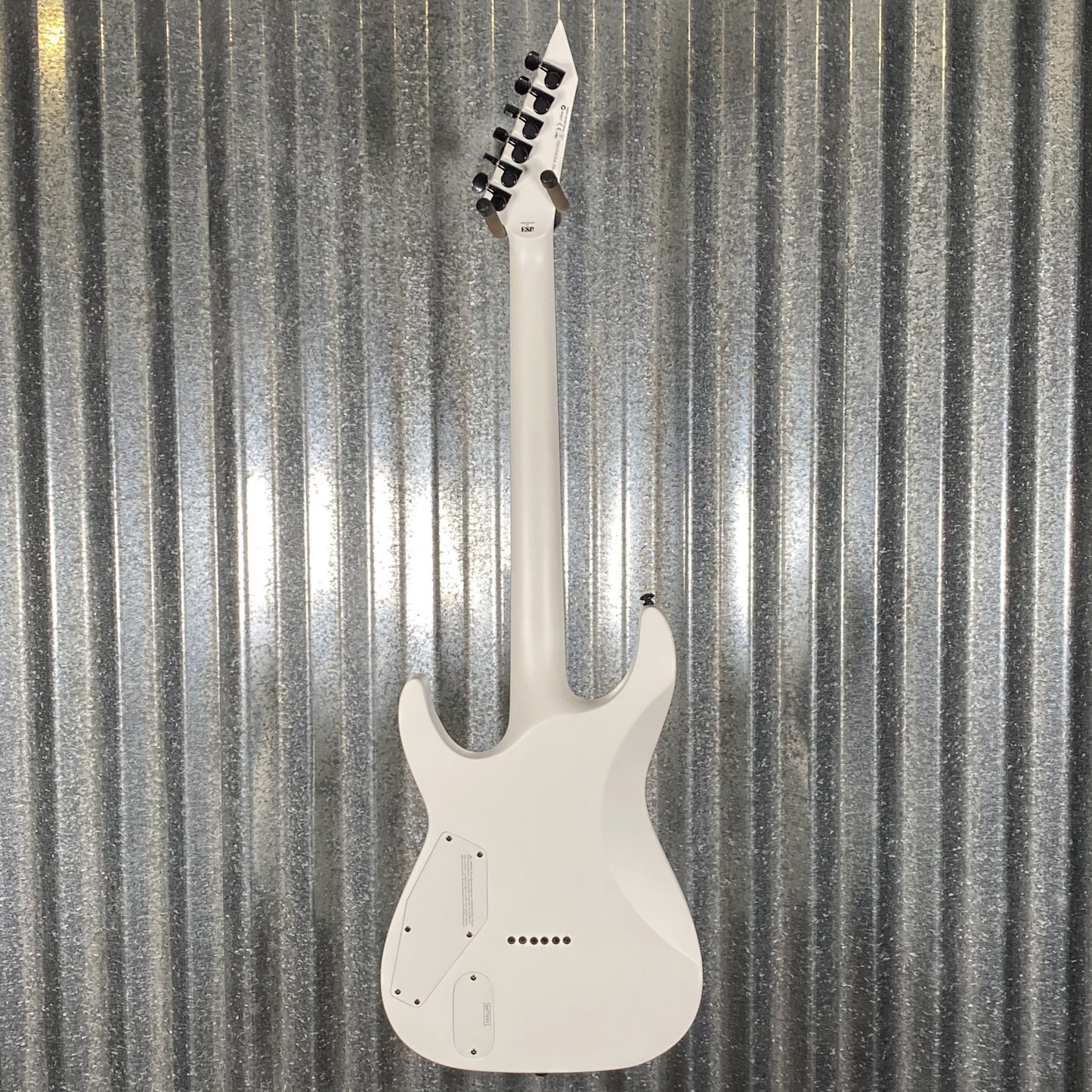 ESP LTD M-HT Arctic Metal Hard Tail Snow White Satin Guitar MHTARMSWS #0608 Used