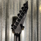 ESP LTD M-1007B 7 String Baritone Quilt Top Charcol Burst Guitar M1007BWMCHBS #2001 Used