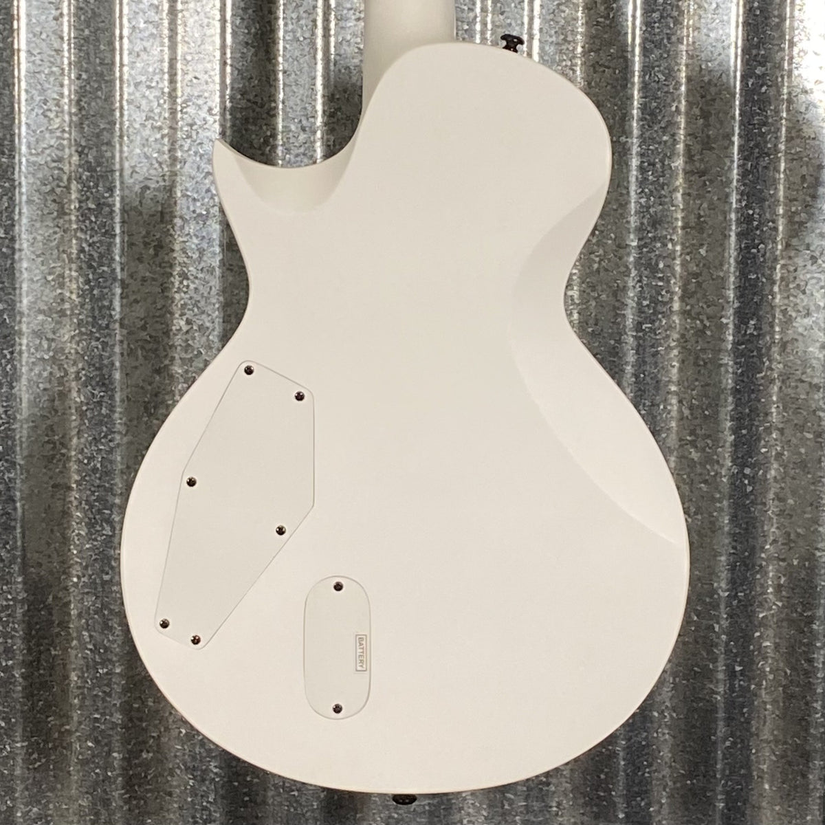 ESP LTD EC Arctic Metal Snow White Satin Guitar ECARMSWS #0073 Used