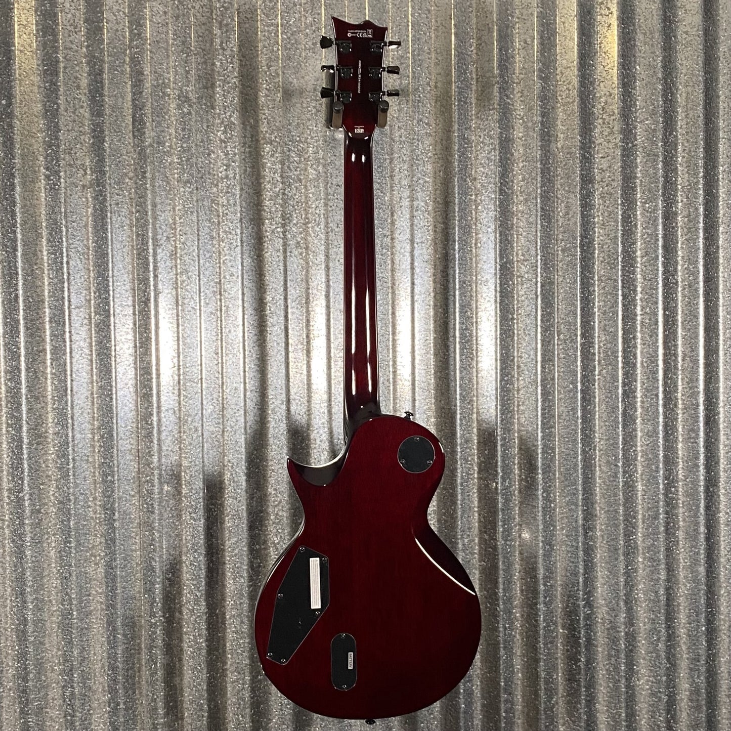 ESP LTD EC-1000 QM Quilt Top See Thru Black Cherry Fluence Guitar & Case #0202  Used