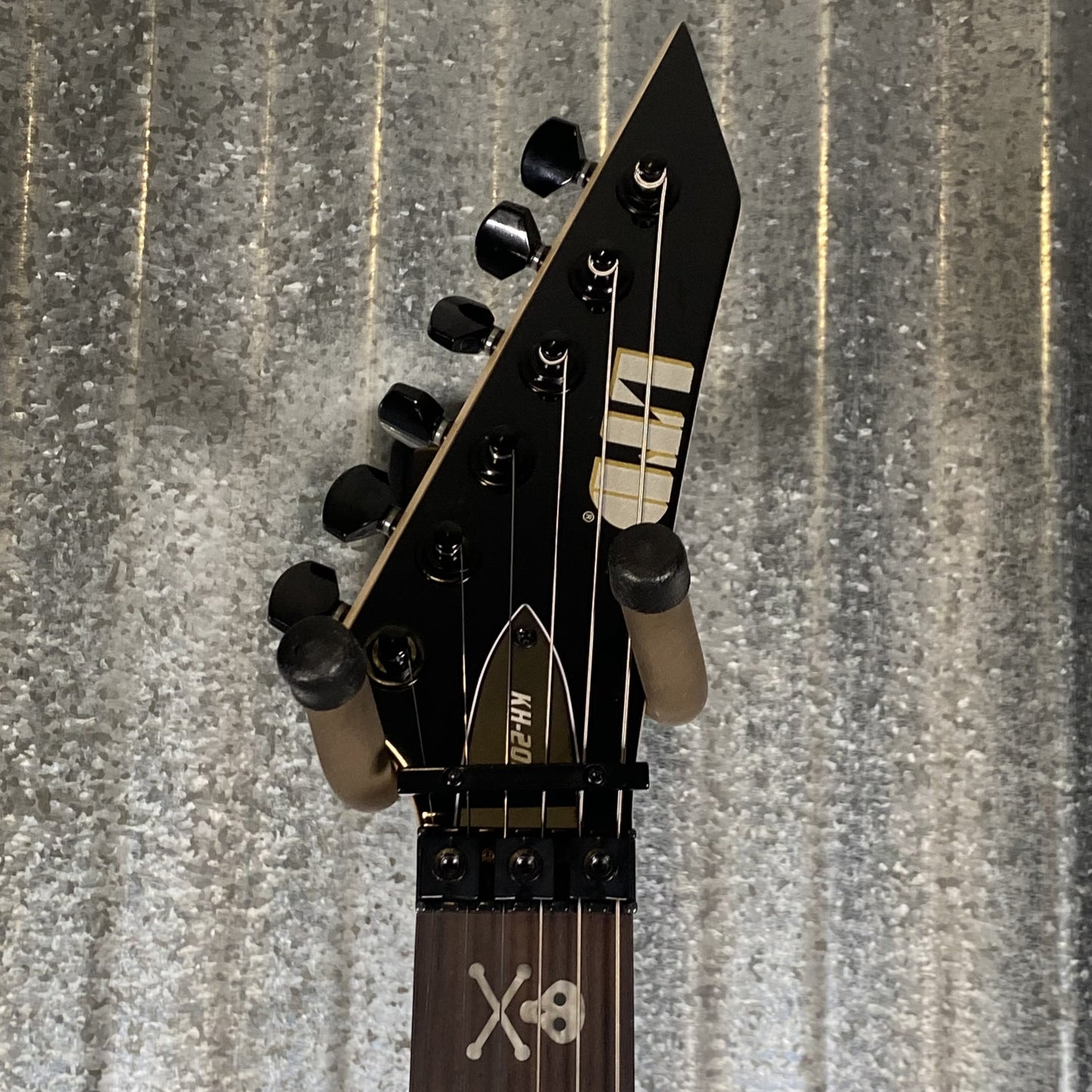 ESP LTD KH-202 Kirk Hammett Signature Gloss Black Left Hand Guitar LKH202LH #1323 Used