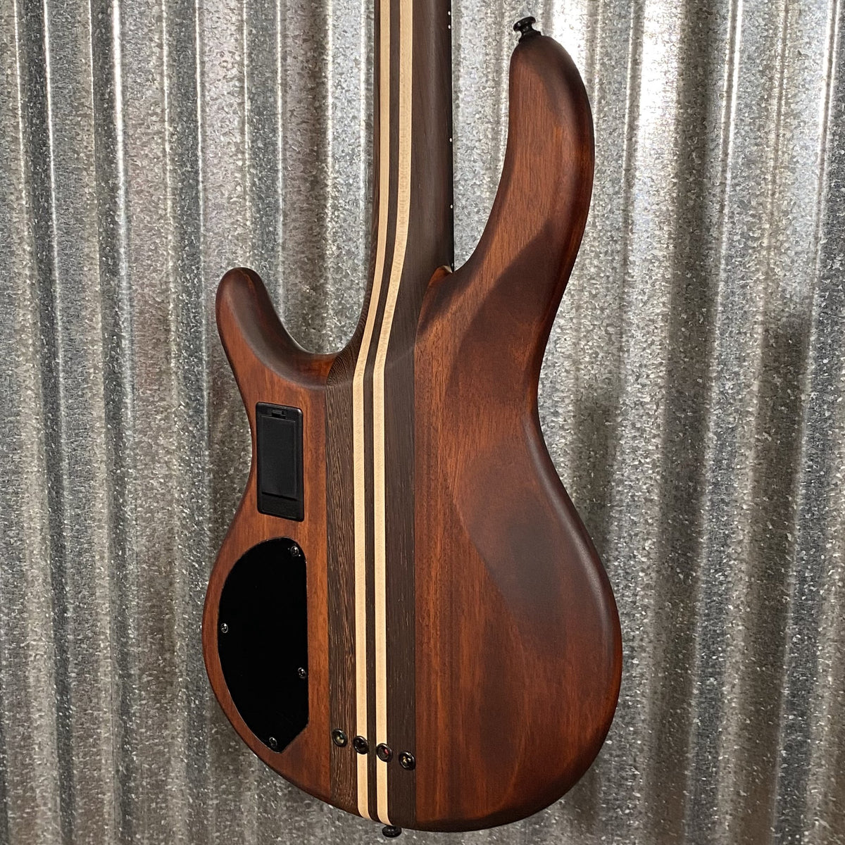 Cort Artisan A4 Ultra Ash Etched Natural Black 4 String Bass & Bag A4ULTRAENB #5020
