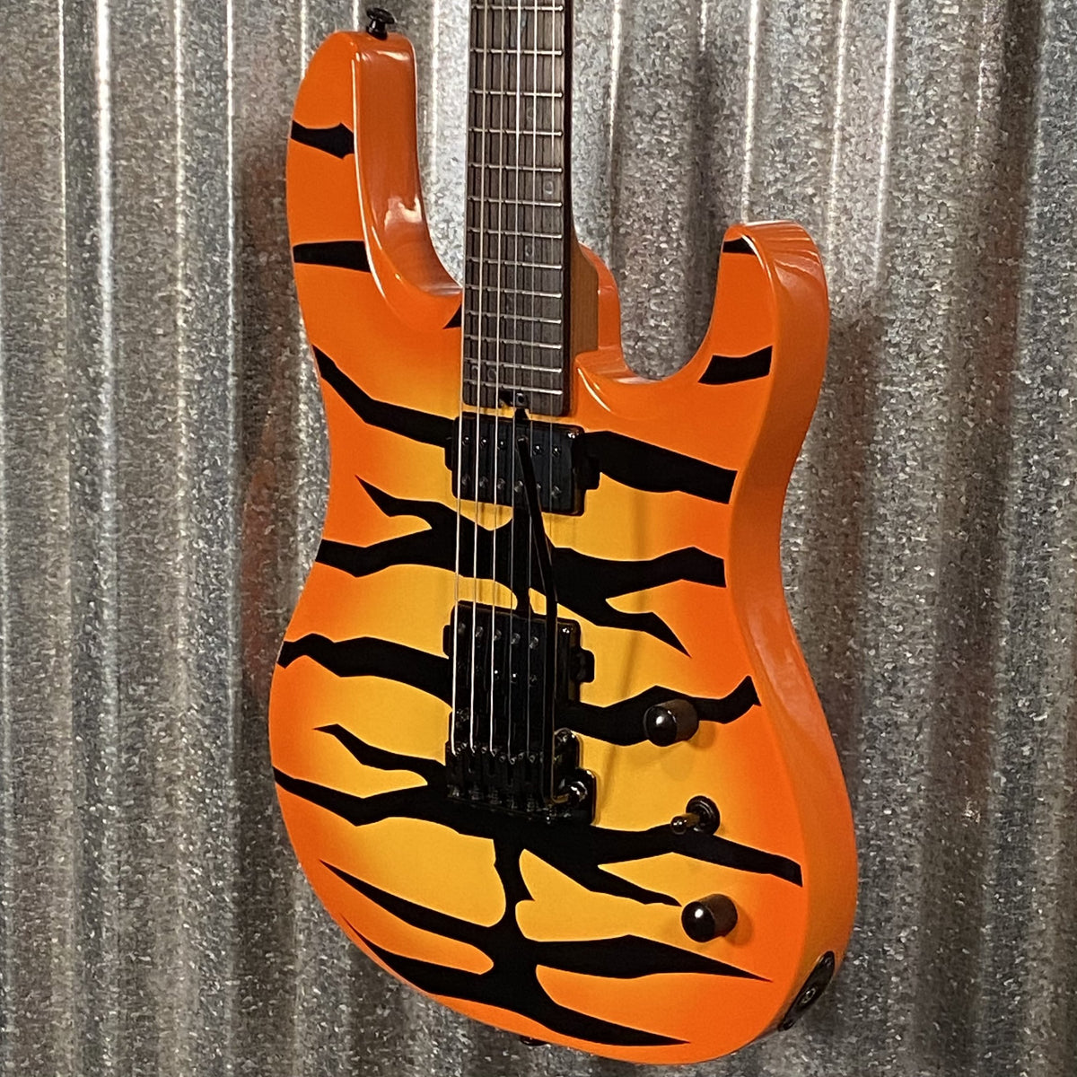 Westcreek Guitars Aetheris Superstrat Yellow Tiger Guitar #0030 Used
