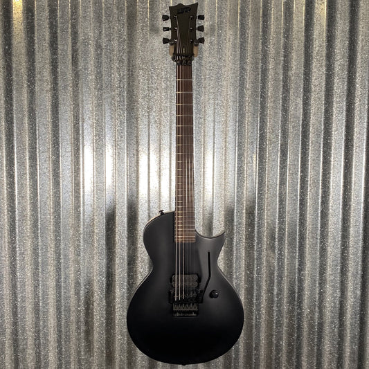 ESP LTD EC FR Black Metal Floyd Rose Black Satin Guitar ECFRBKMBLKS #0505 Used