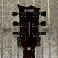 ESP LTD EC-1000 ET Evertune Quilt Top Dark Brown Sunburst Guitar & Case #1459 Used