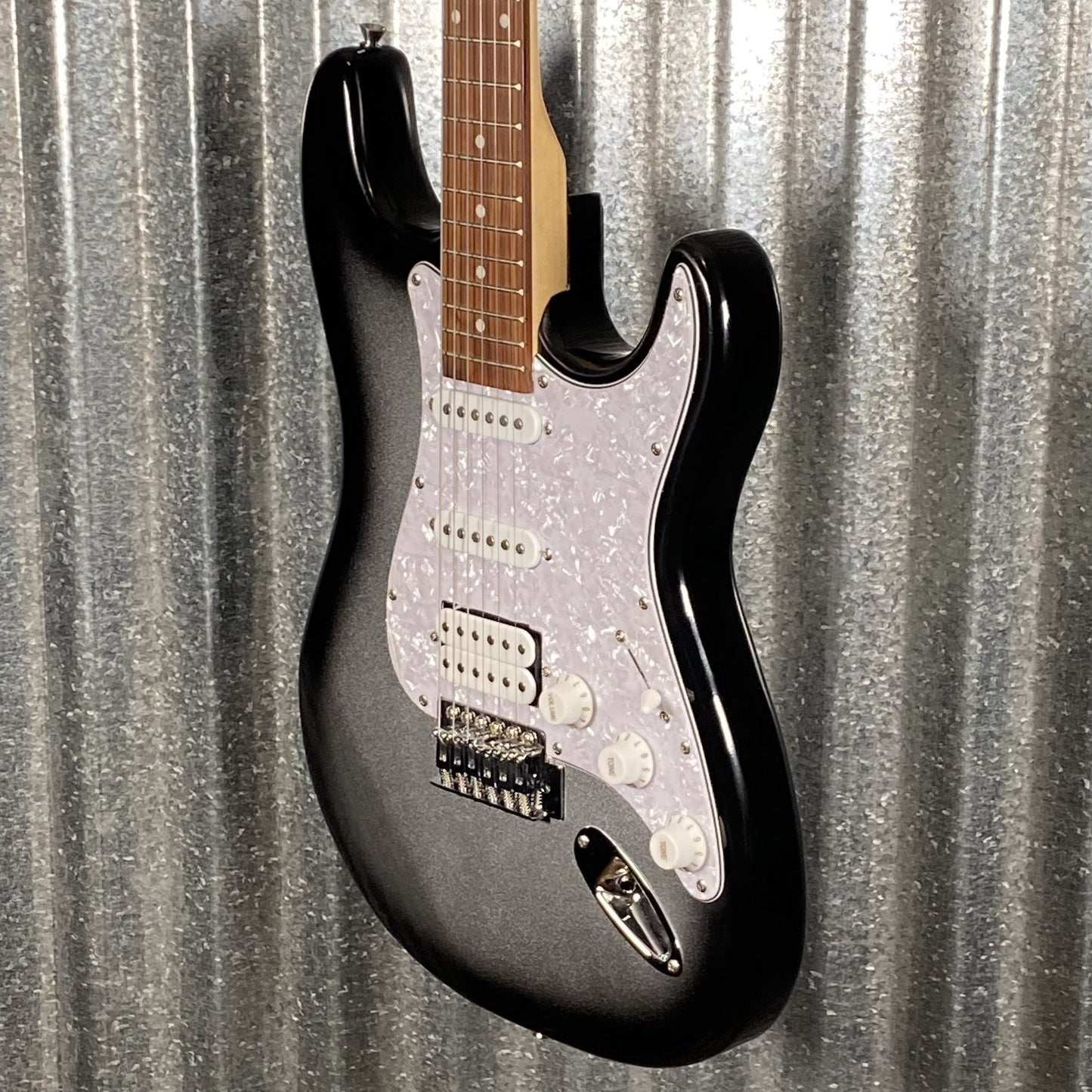 Musily MST-1 Strat Style HSS Guitar Silver Burst  #031720260001 Used