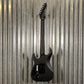 ESP LTD M-1007B 7 String Baritone Quilt Top Charcol Burst Guitar #3137 Used