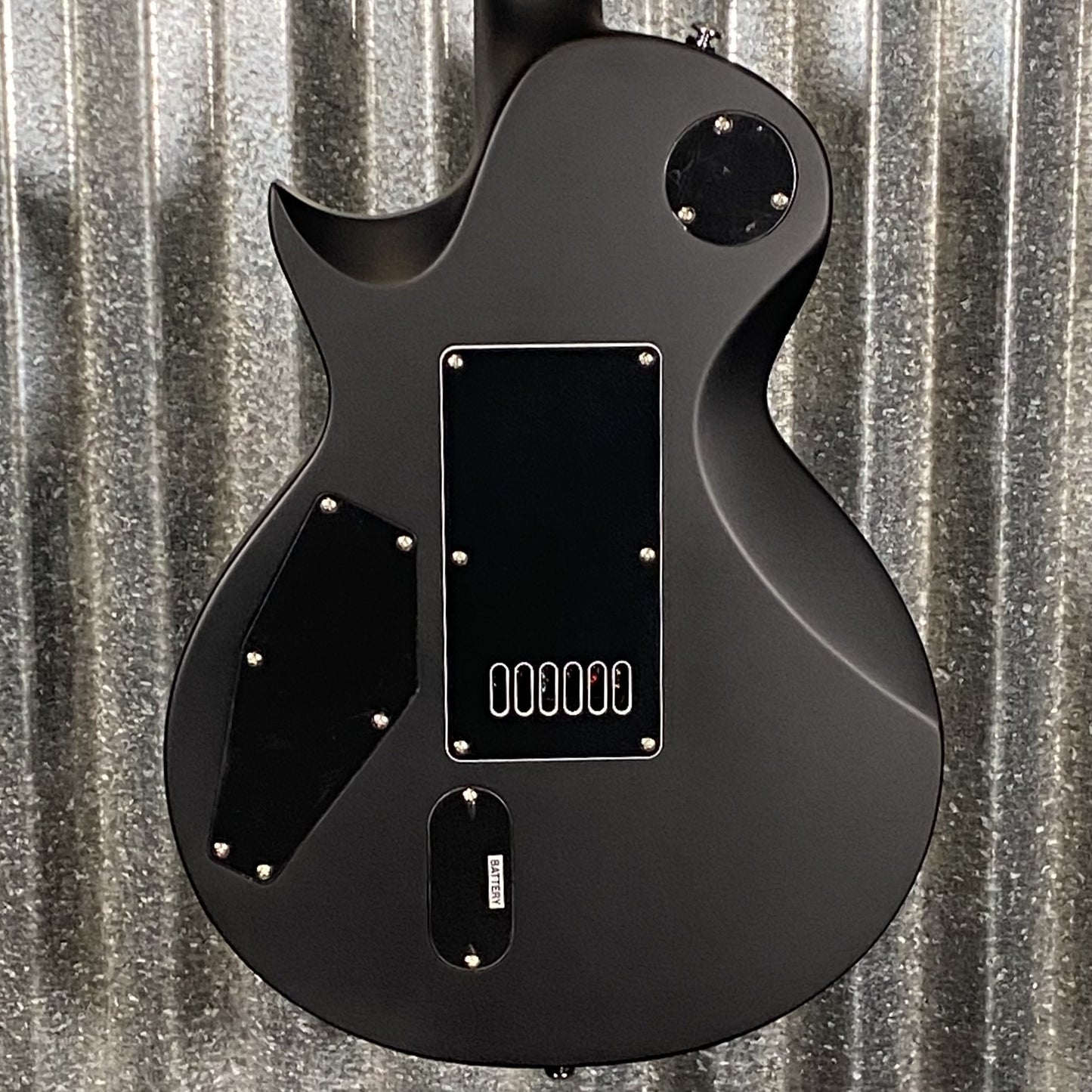 ESP LTD EC-1000 ET Evertune Bold Binding Black Guitar & Case #0054 Used
