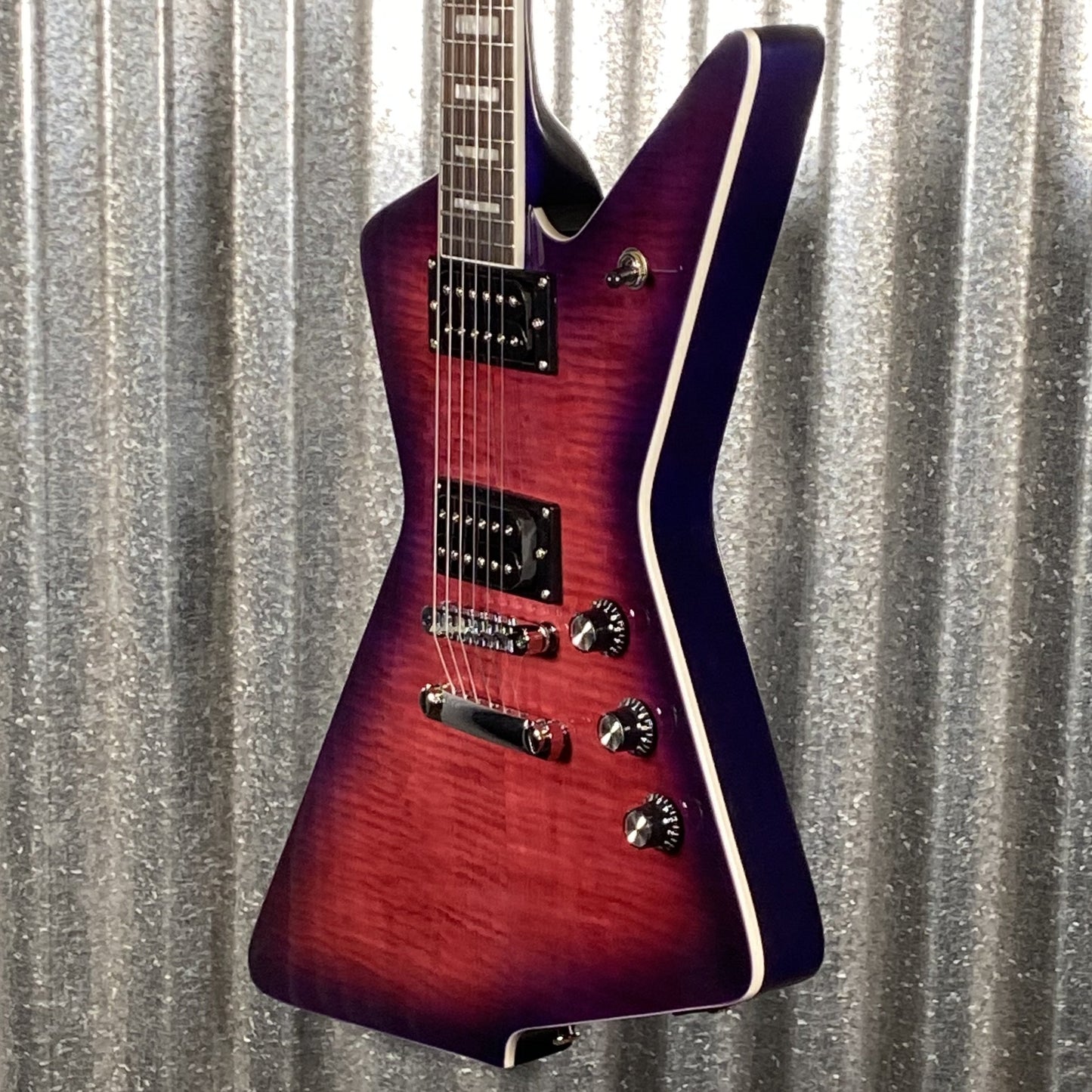 Westcreek Guitars Revenge Explorer Style Transparent Purple #0078 Used