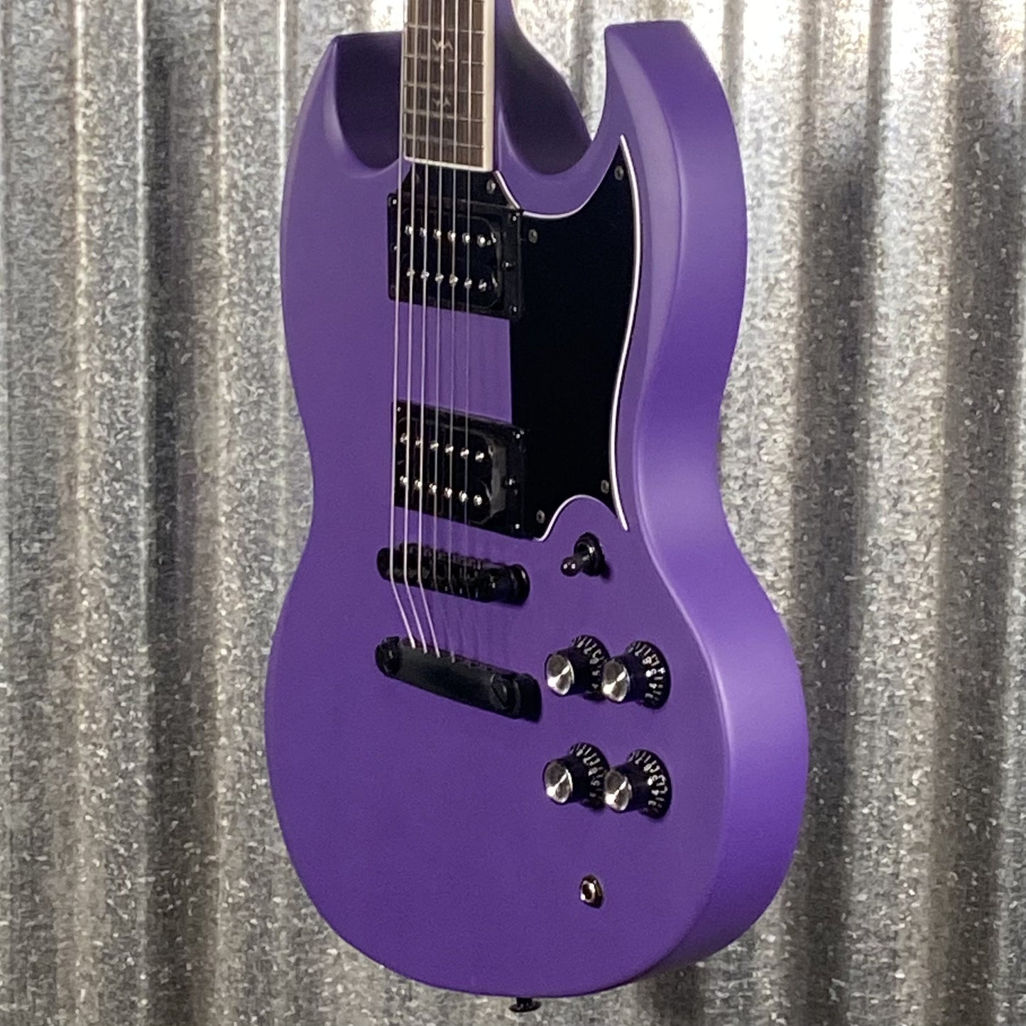 Westcreek Guitars Racer SG Offset Style Purple Matte Guitar #0068 Used