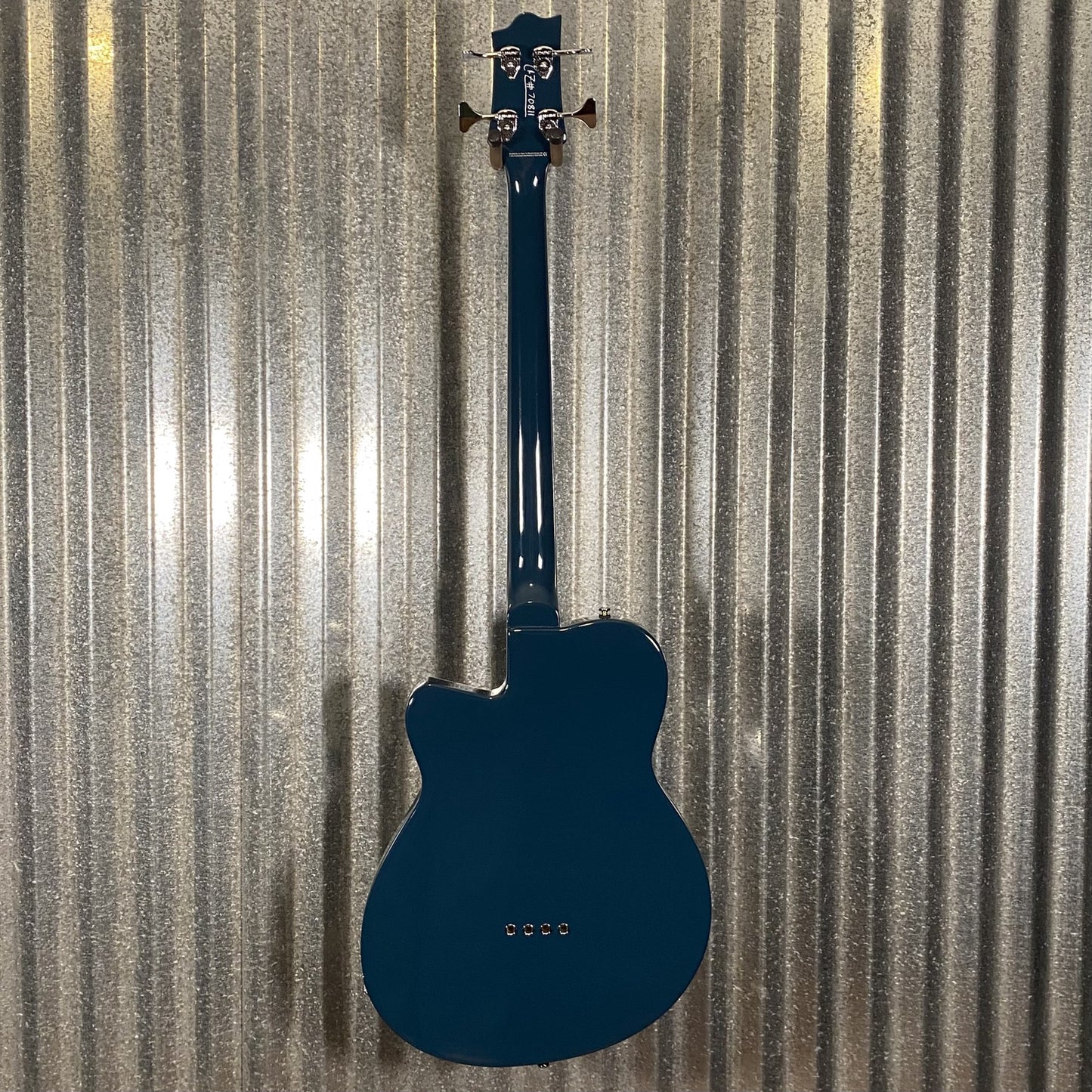 Reverend Dub King 4 String Semi Hollow Bass High Tide Blue #70811
