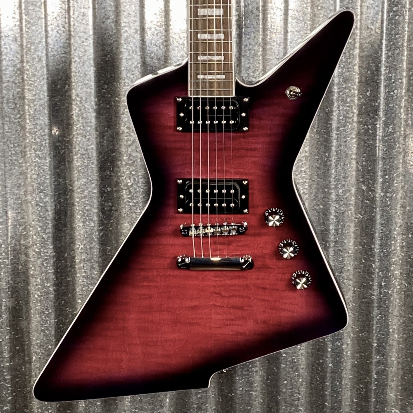 Westcreek Guitars Revenge Explorer Style Transparent Purple #0088 Used