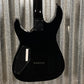ESP LTD M-201BHT Baritone Hard Tail Black Guitar & Case #1151 Used