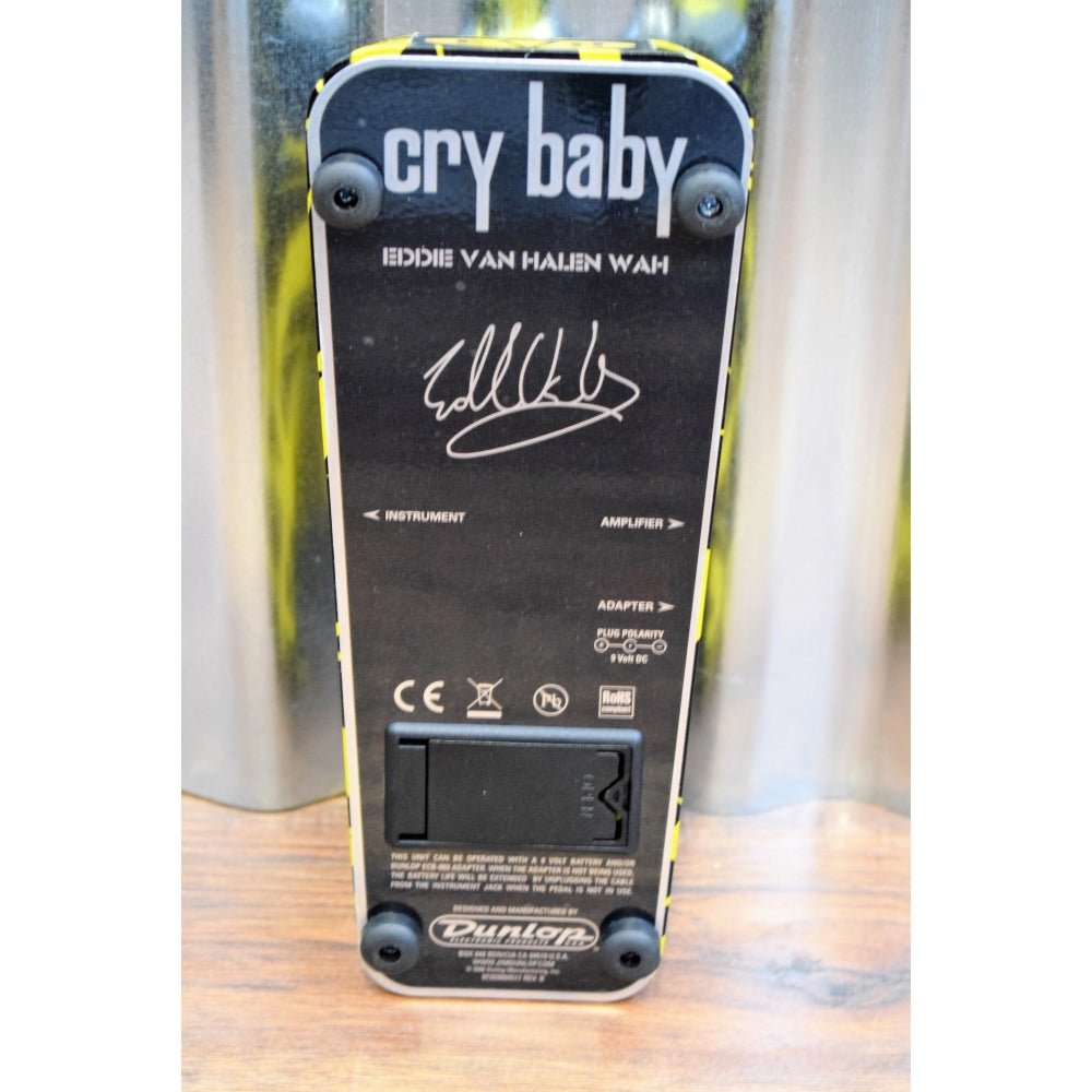 Dunlop EVH95 Eddie Van Halen Cry Baby Wah Guitar Effect Pedal B Stock