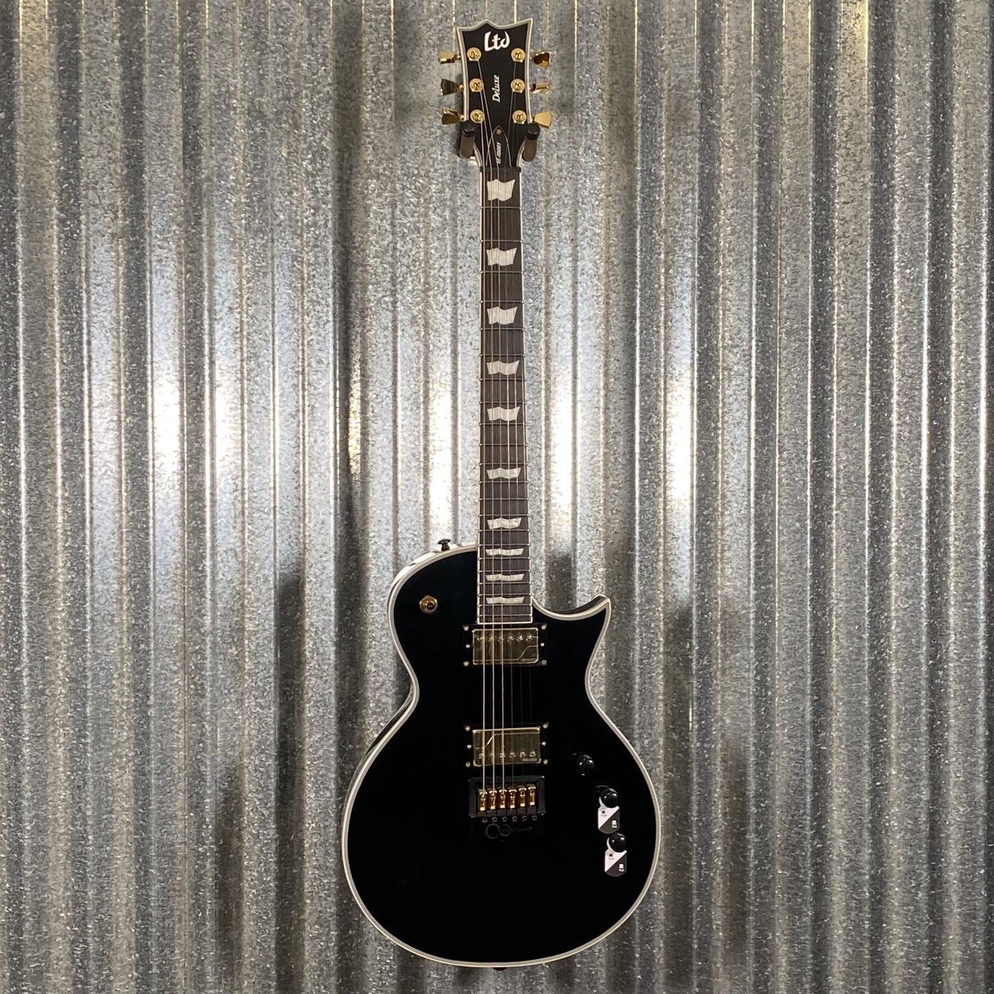 ESP LTD EC-1000T CMT Evertune Black Guitar EC1000TCTMETBLK #1245 Used
