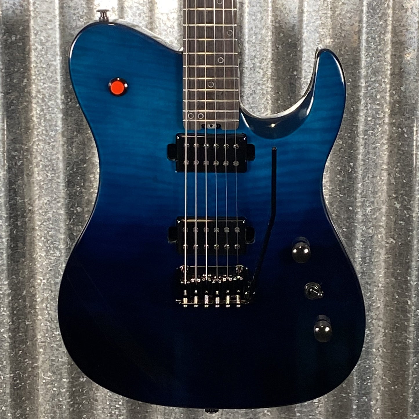 Westcreek Guitars Helyx T Style Dual Humbucker Ocean Vortex Guitar #0004