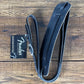 Fender Deluxe Vintage Strap Black Leather 099-0664-006 Used