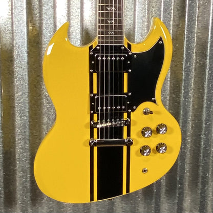 Westcreek Guitars Racer SG Offset Style Bumble-B Yellow #0027 Used