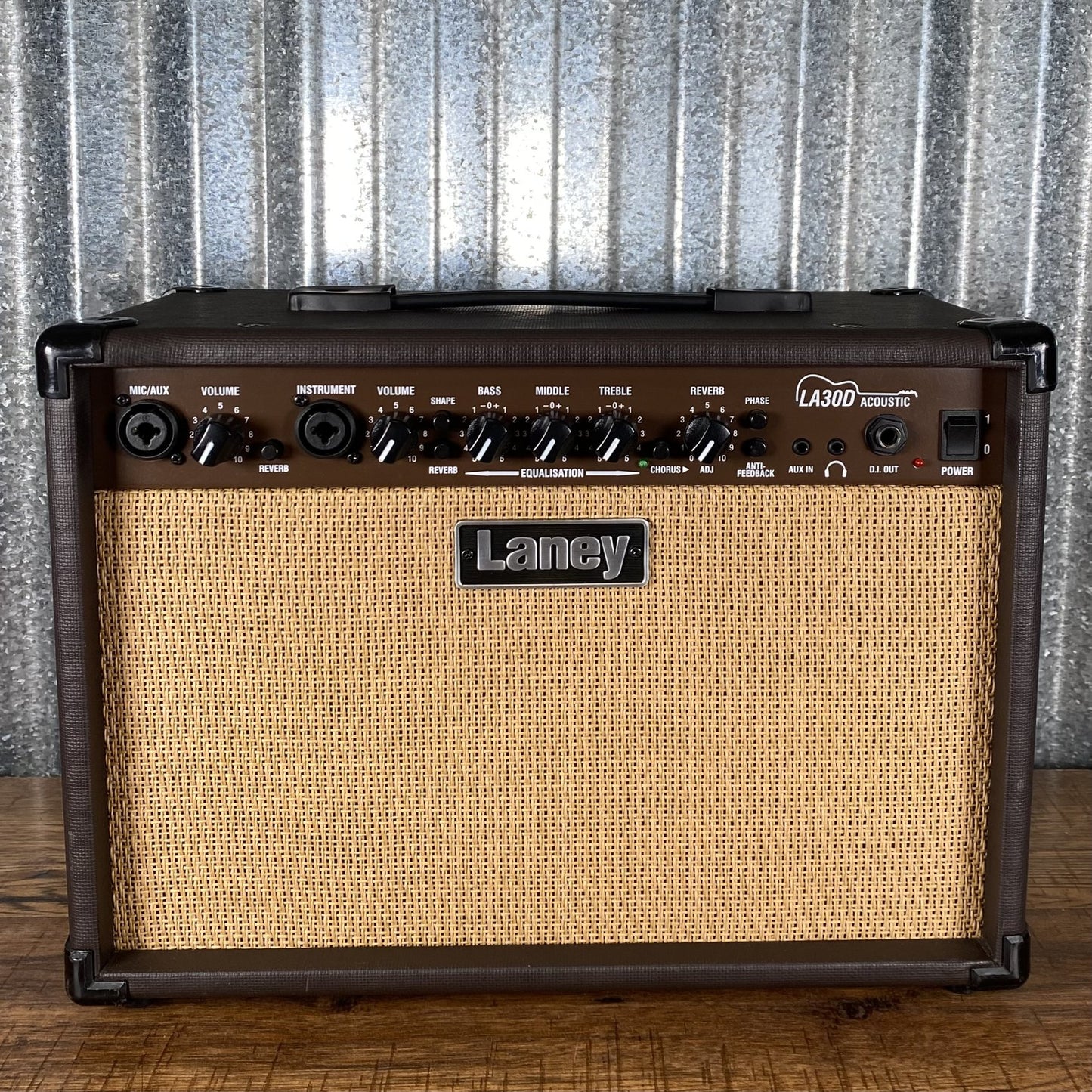 Laney LA30D 2 Channel 30 Watts 2x6.5" Acoustic Guitar Combo Amplifier Used