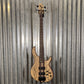 Cort Artisan A4 Ultra Ash Etched Natural Black 4 String Bass & Bag A4ULTRAENB #5020