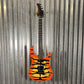 Westcreek Guitars Aetheris Superstrat Yellow Tiger Guitar #0042 Used