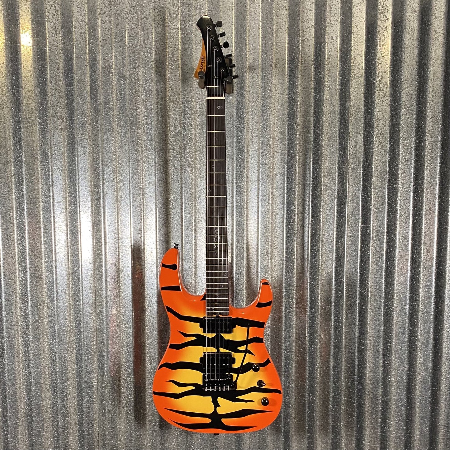 Westcreek Guitars Aetheris Superstrat Yellow Tiger Guitar #0042 Used