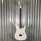 ESP LTD M-HT Arctic Metal Hard Tail Snow White Satin Guitar MHTARMSWS #0608 Used