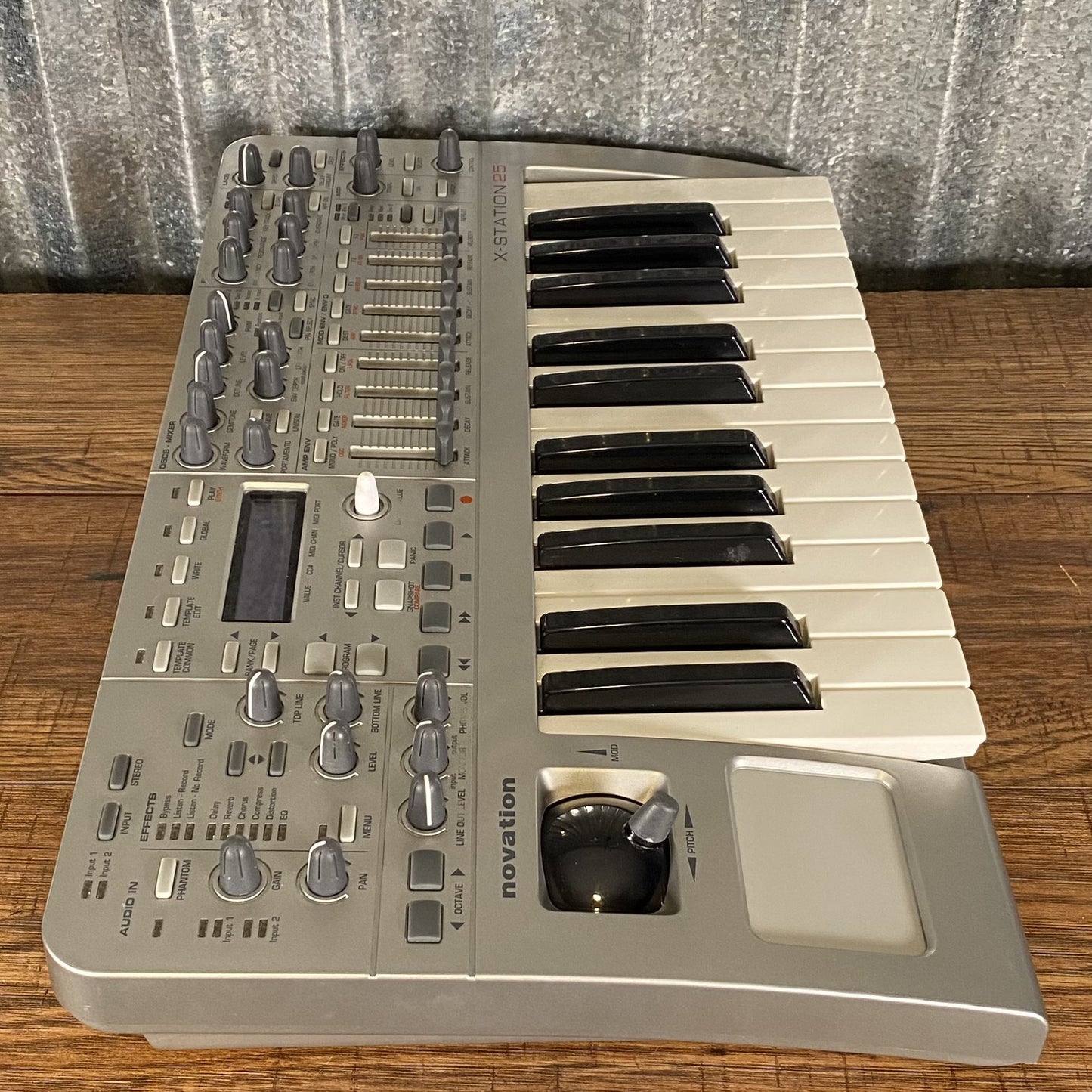 Novation X Station 25 Key 8 Voice Synthesizer and USB Interface