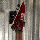 ESP LTD MH-200 Quilt Neck Thru See Thru Black Cherry Guitar MH200QMNTSTBC #2429 Used