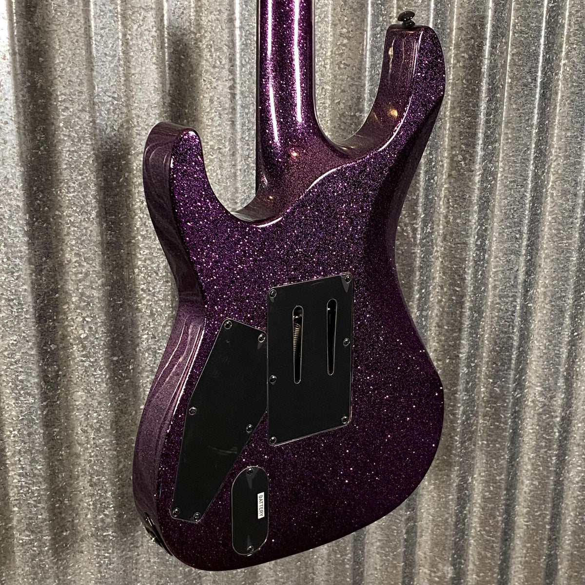 ESP LTD KH-602 Kirk Hammett Purple Sparkle EMG Guitar & Case KH602PSP #1191 Used